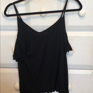 American Eagle soft & sexy shoulder cut out top